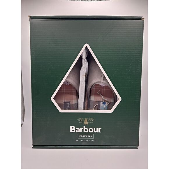 Barbour Simone Slippers Womens 6 Grey Slip On Flats Cozycore Cottagecore Hygge - Picture 5 of 6